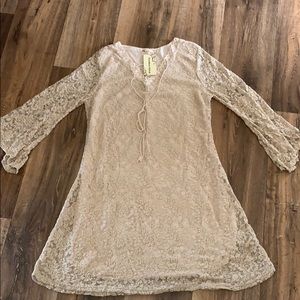 Lace Midi Dress (M)
